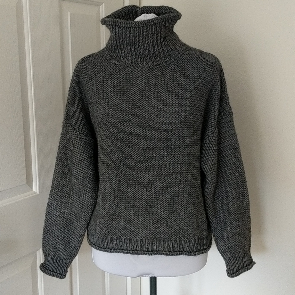 Anthropologie Turtleneck Lottie Textured Sweater M